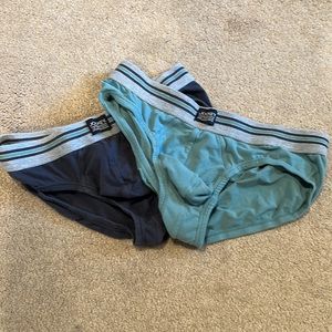 Jockey cotton briefs with trendy striped band